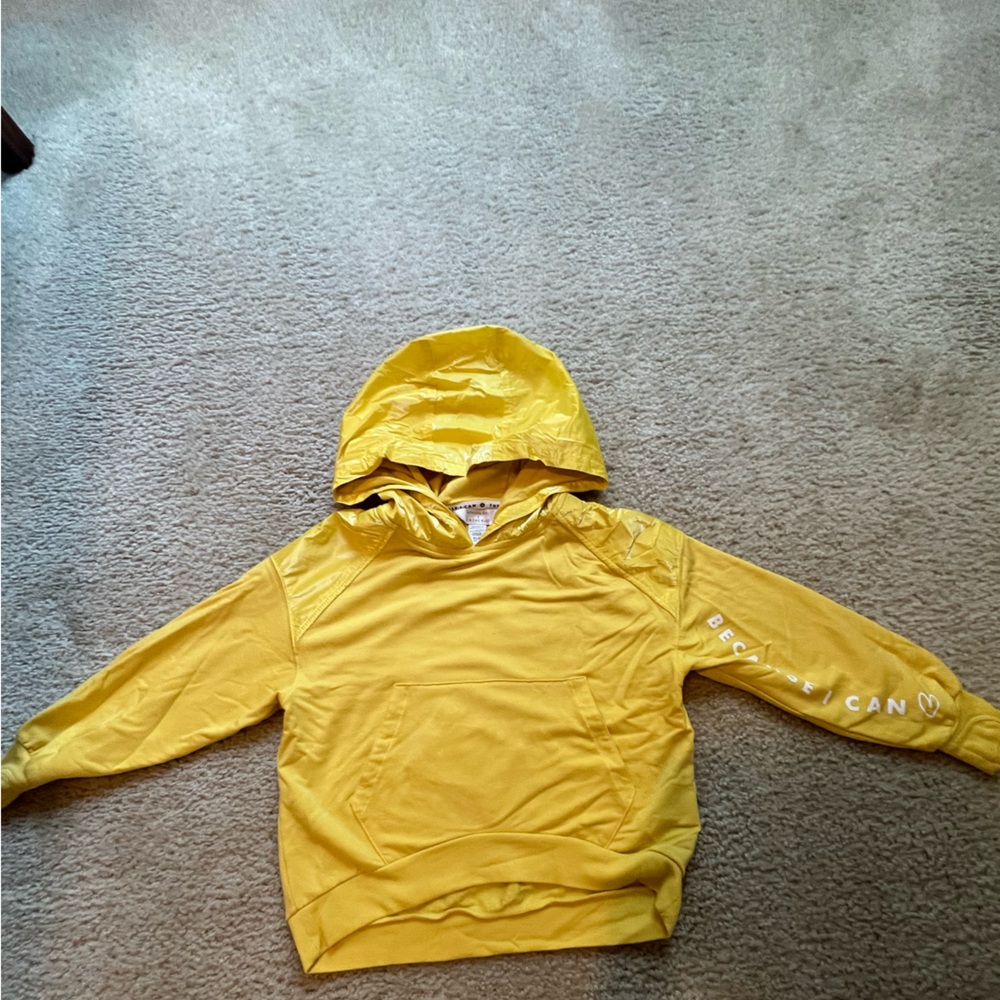 Athleta Yellow Graphic Top